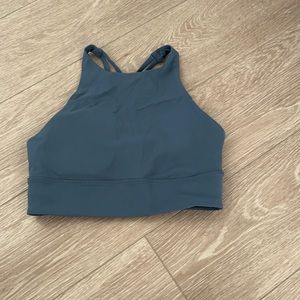 High neck cross back lululemon sports bra